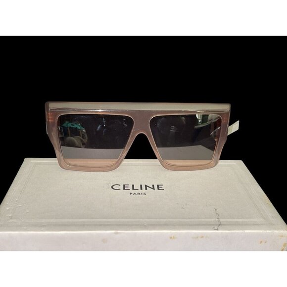 Celine Brown BOLD 3 DOTS Sunglasses Glasses Women CL400921 45F Made in Italy - Picture 3 of 10